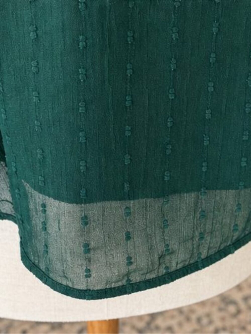 Emerald Ruffle Blouse - Picture 6 of 6